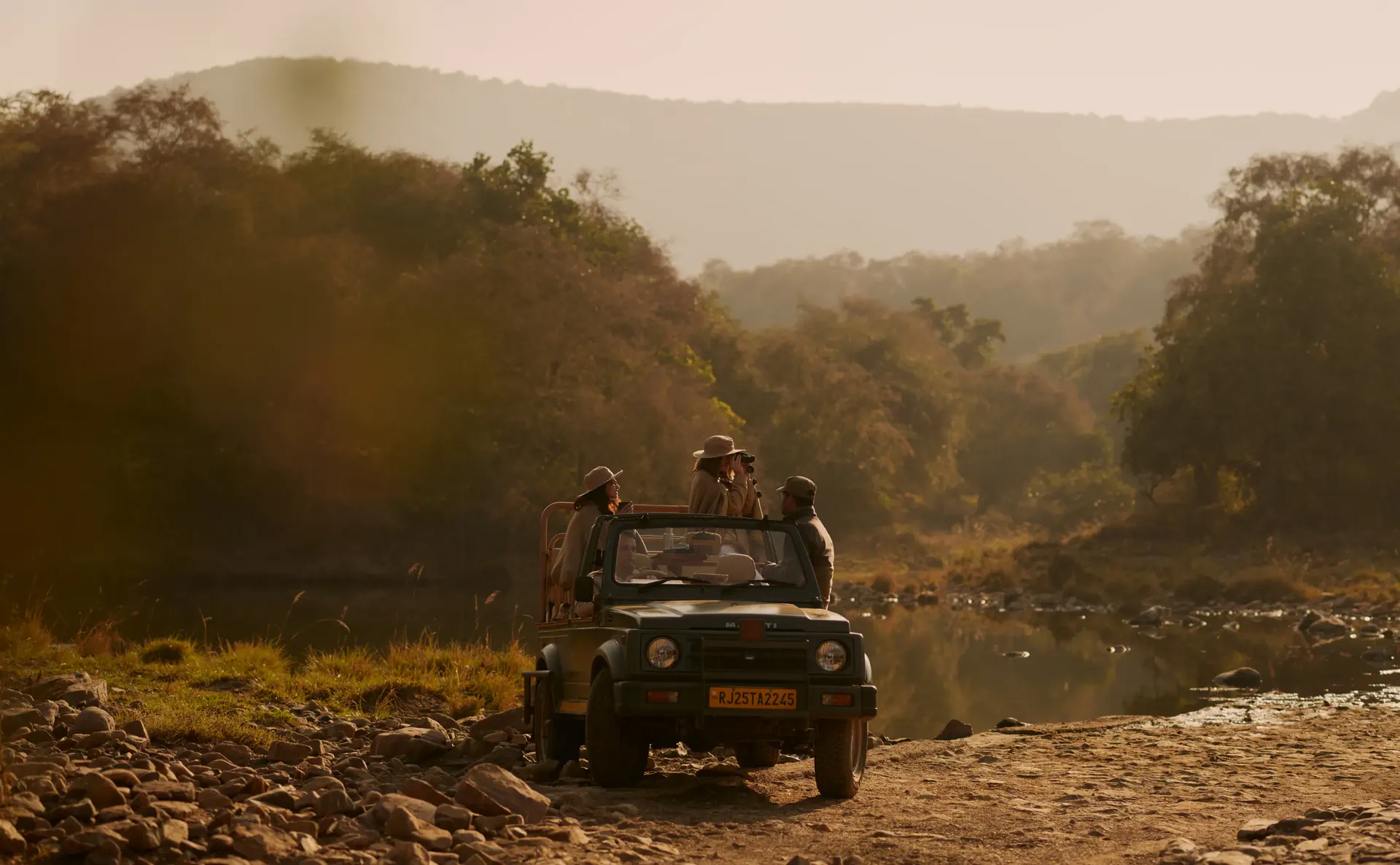 Safari vehicle in Ranthambore National Park